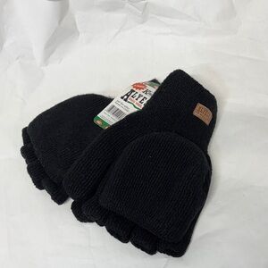 Kinkco Alyeska ragg wool grip fold down mitten lined glove size large